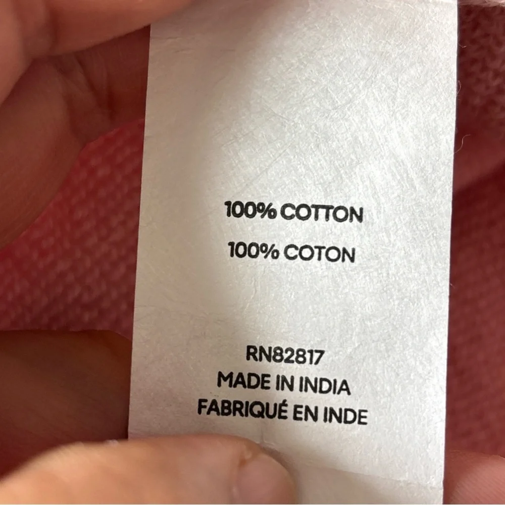 Lacoste Soft Pink Cotton Bath Towel 30 x 52